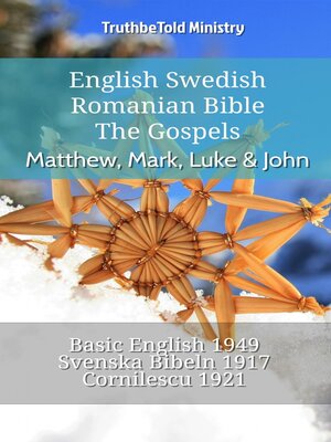 cover image of English Swedish Romanian Bible--The Gospels--Matthew, Mark, Luke & John